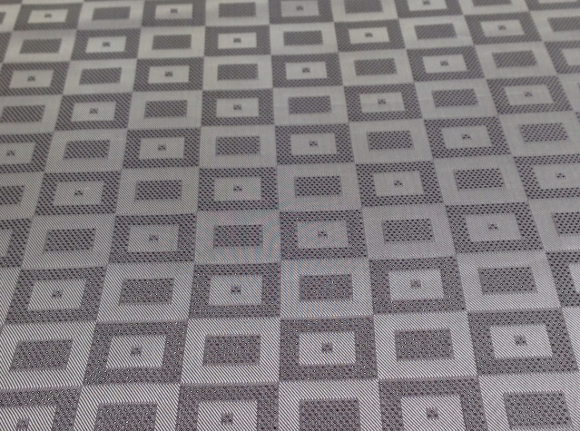 A48 - Jacquard Changeant – Grau 1