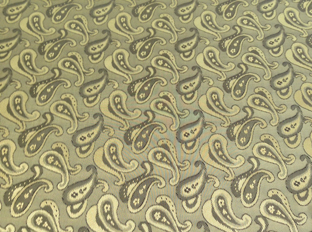 A12 - Jacquard Changeant – Gelb-grün