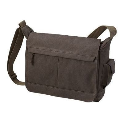 Cotton Shoulder Bag in braun