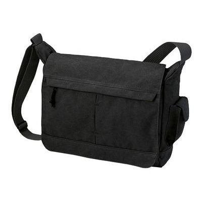Cotton Shoulder Bag in schwarz