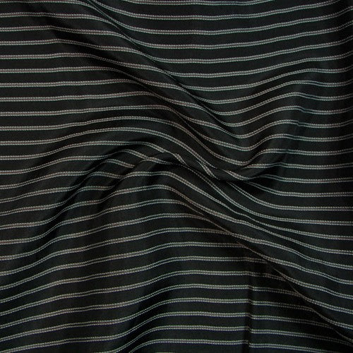 D9 Innenfutter Deauville mit Jacquard-Einwebung, schwarz
