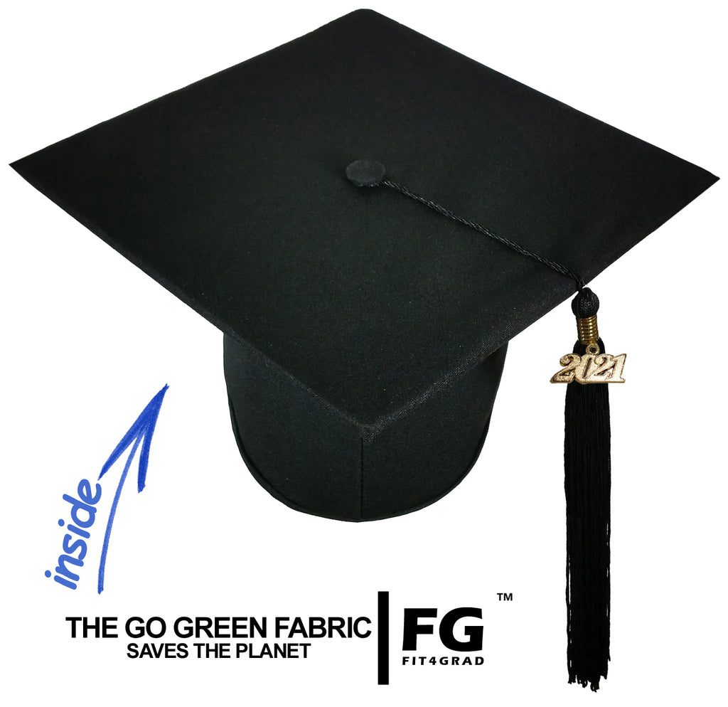 Doktorhut, Talar, Jahreszahlquaste & Teddy, GO GREEN - Detailansicht | COLLEGE FASHION