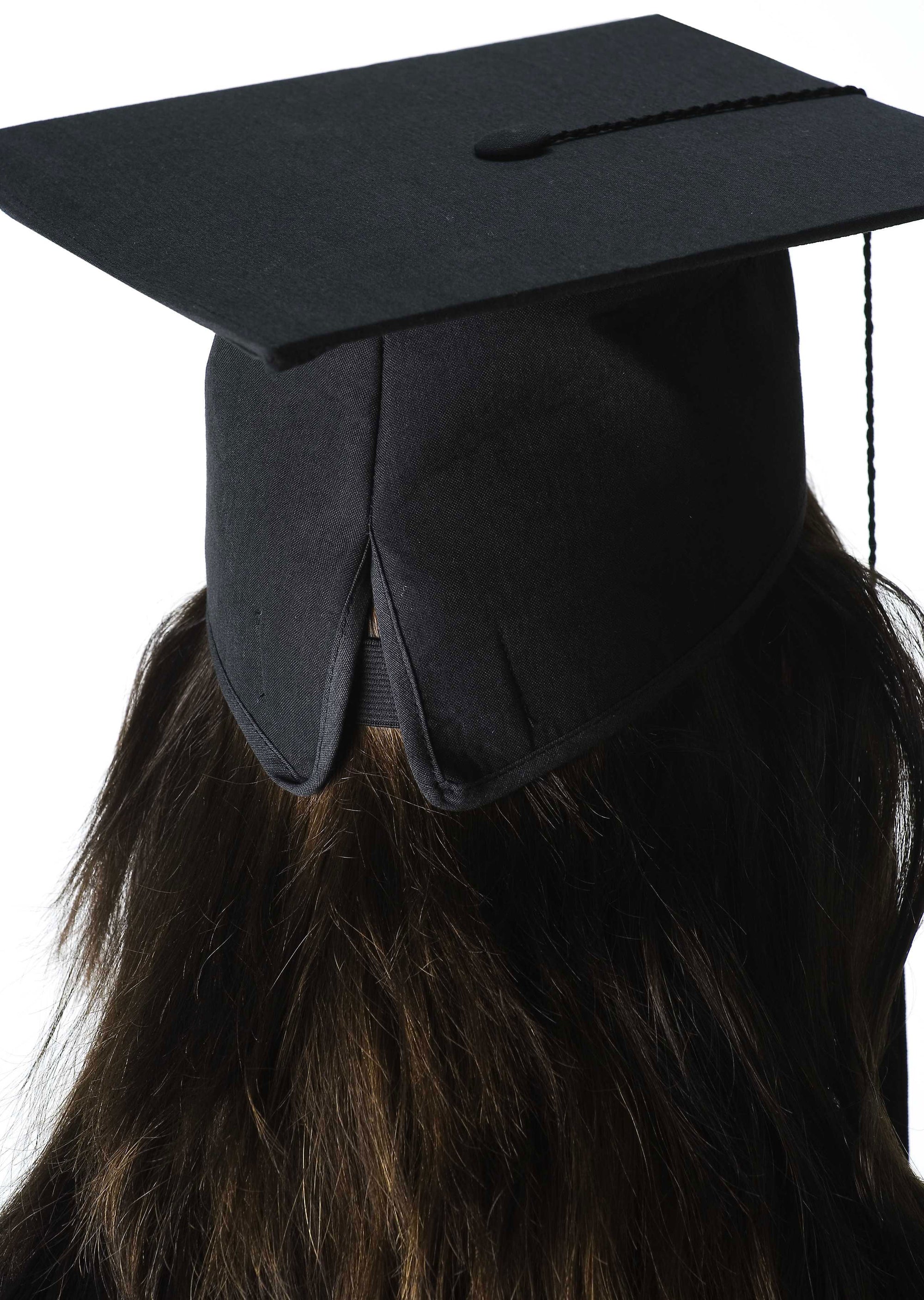 Doktorhut ELEGANT Mit F�lliger Quaste - Seitenansicht | COLLEGE FASHION