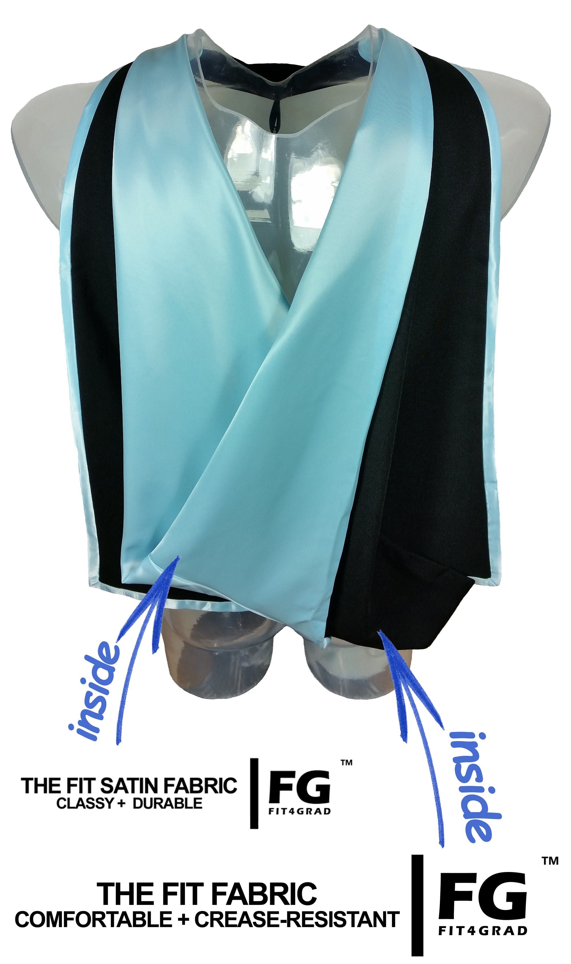 Akademischer Hood - Rueckansicht | COLLEGE FASHION