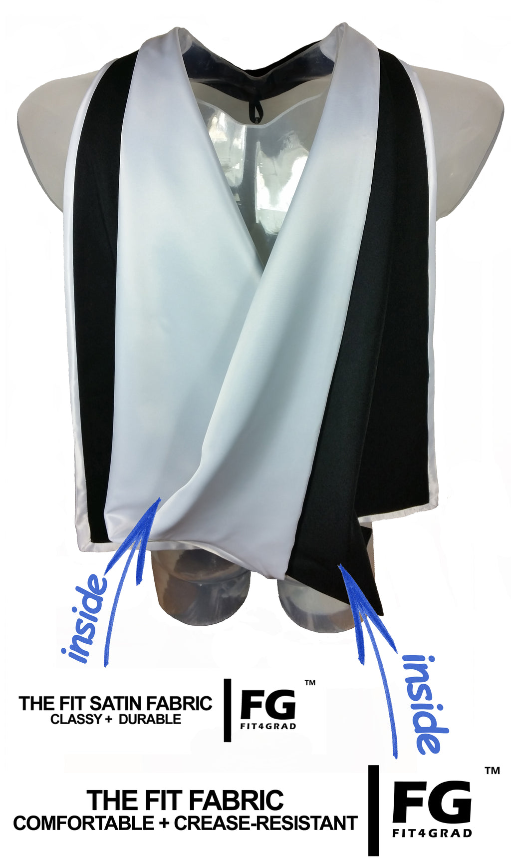 Akademischer Hood - Detailansicht | COLLEGE FASHION