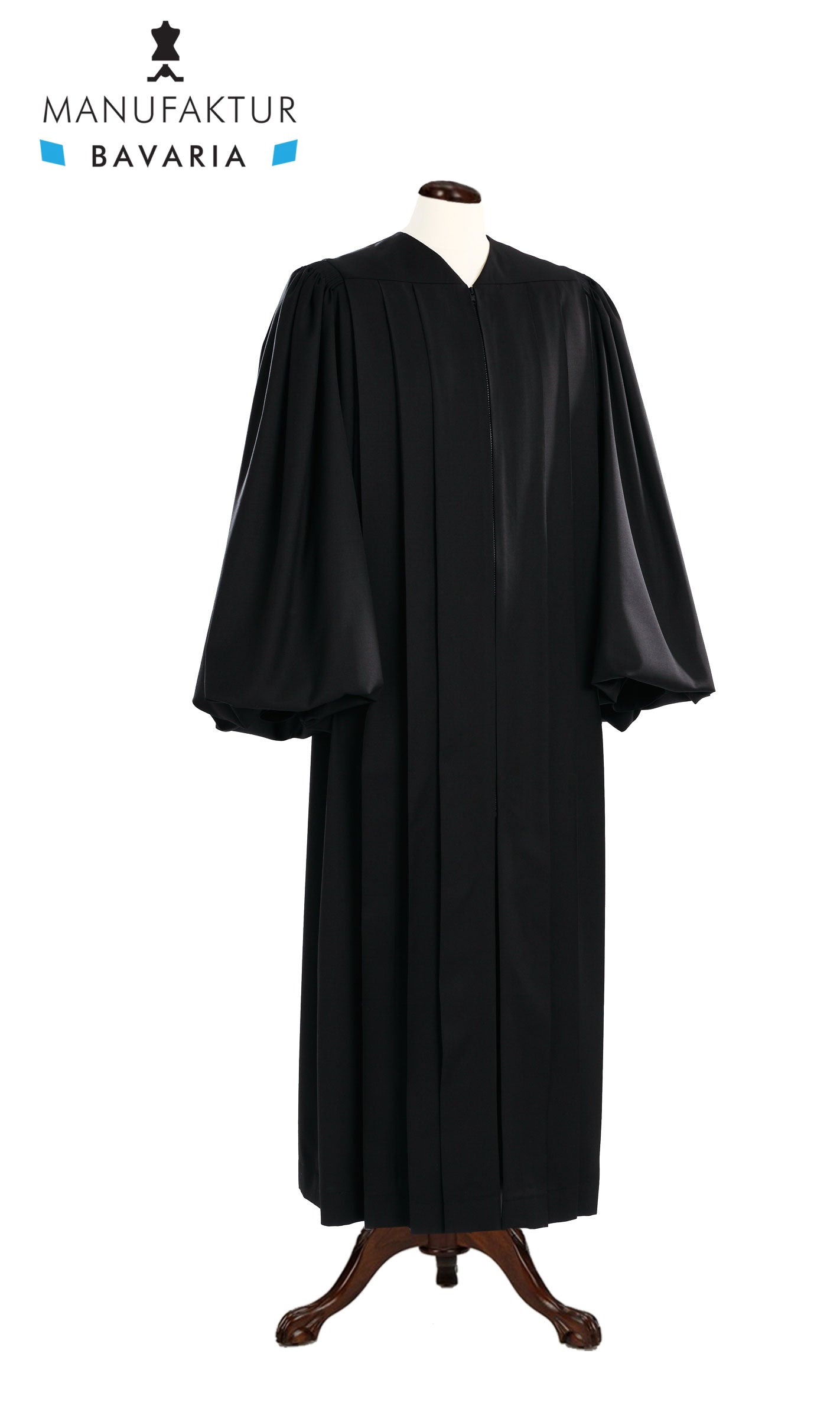 Manufaktur Bavaria, VISCOSE, Plymouth Clergy / Pulpit Robe, Schwarz