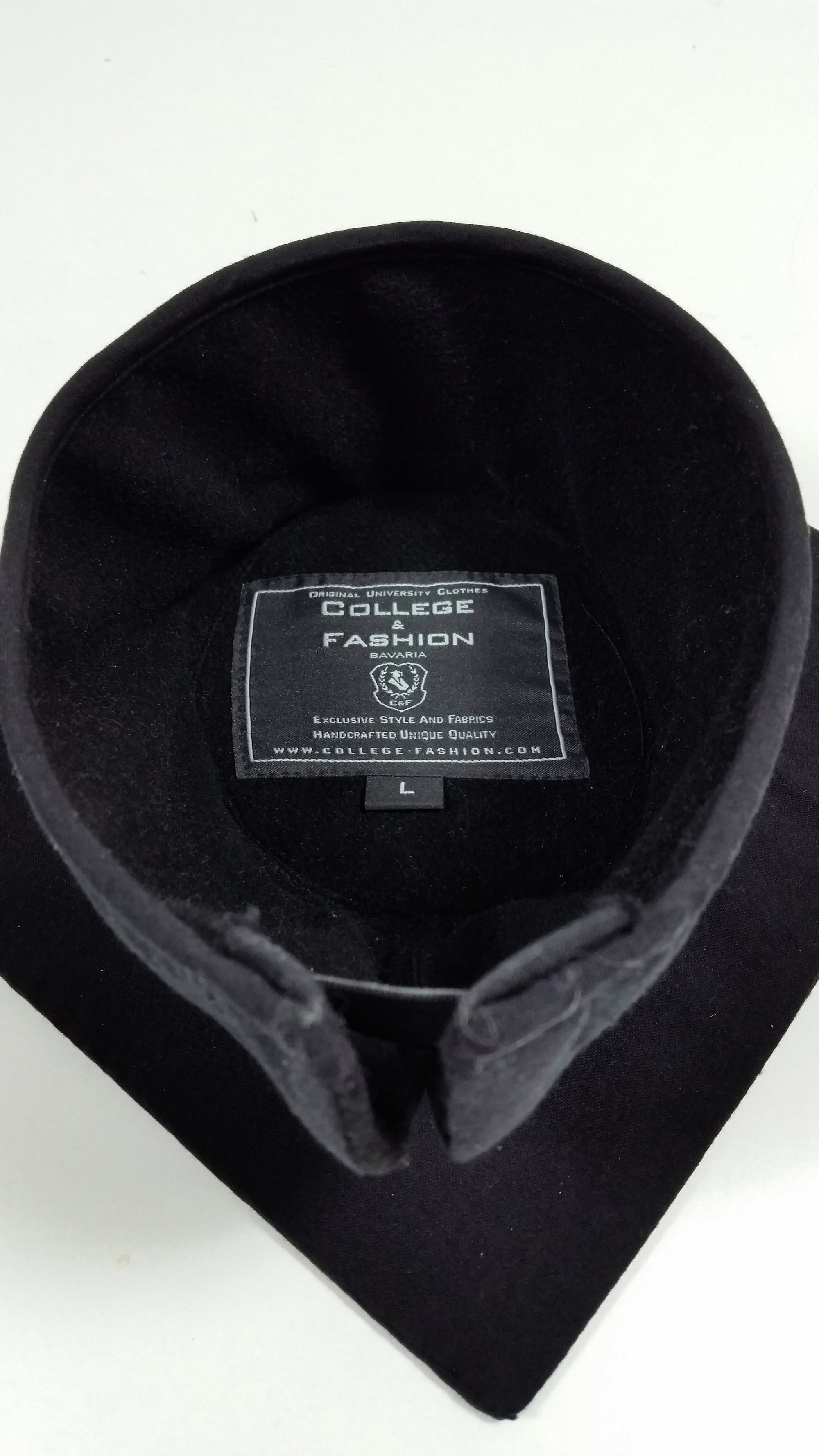 Doktorhut, Talar, Jahreszahlquaste, Sch�rpe, ELEGANT - Seitenansicht | COLLEGE FASHION