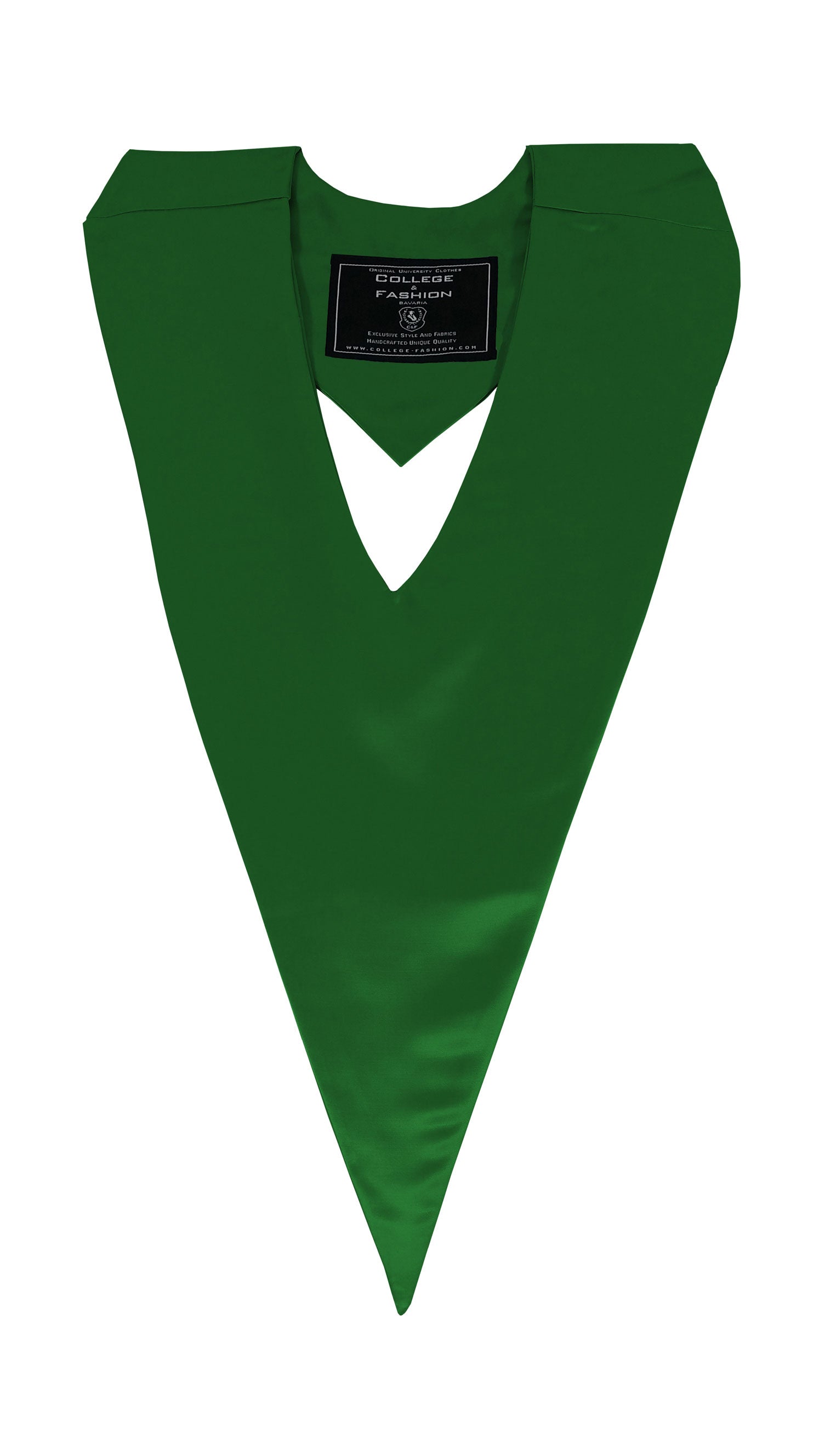 College Honor V-Stole emerald-green
