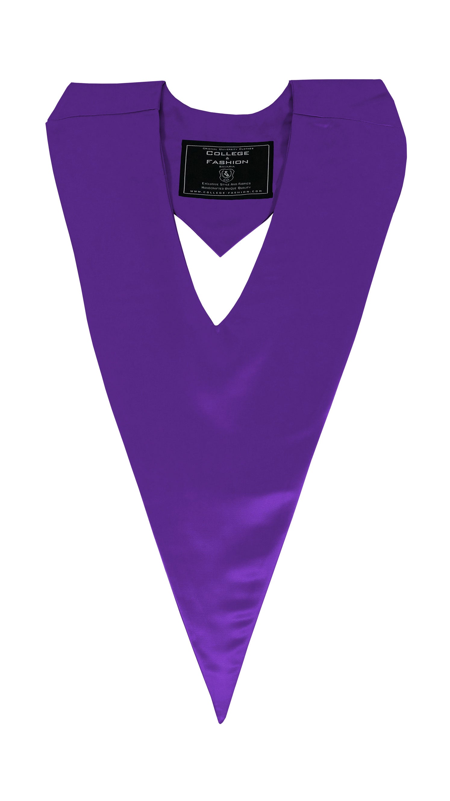 College Honor V-Stole purple