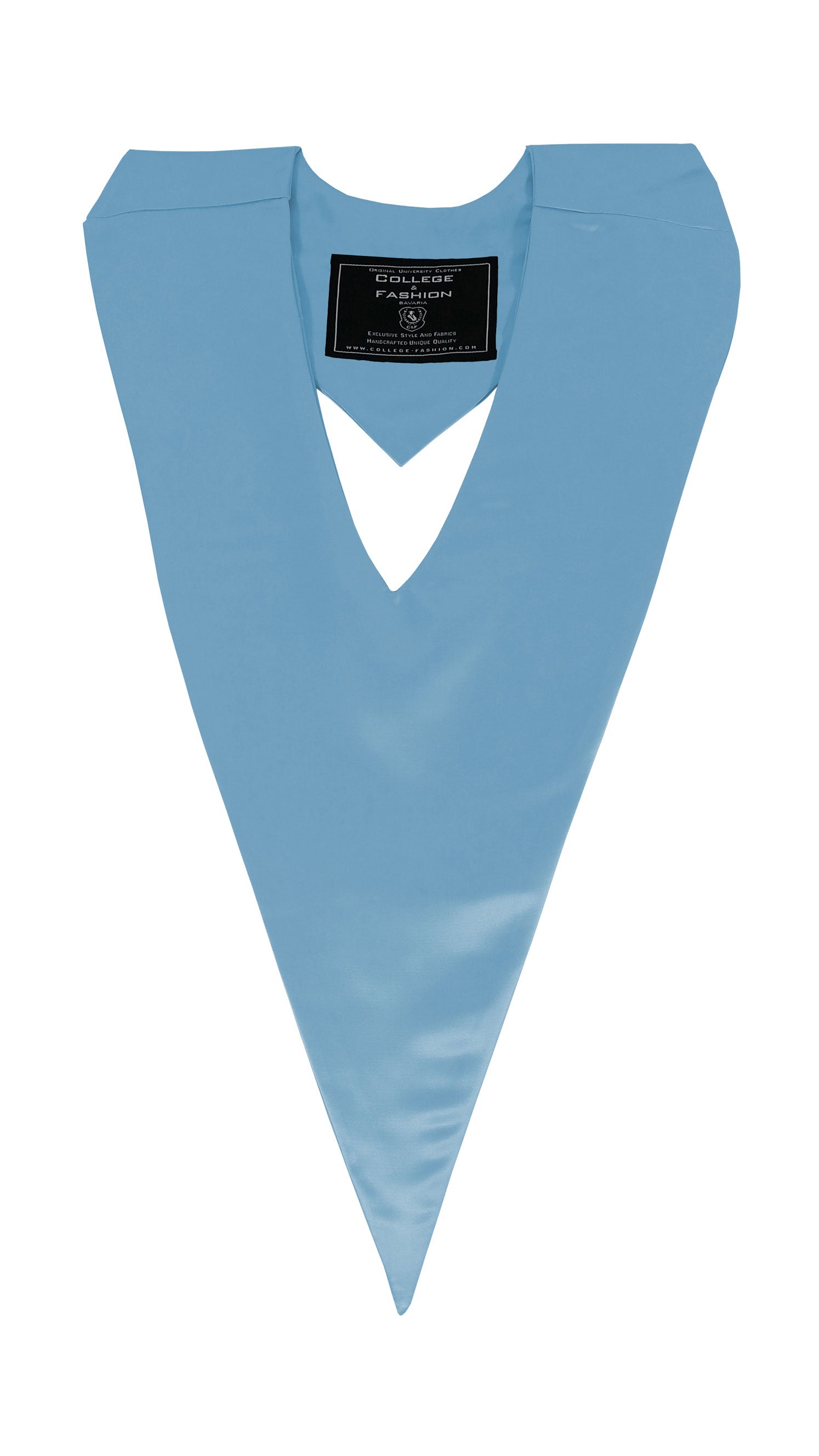 College Honor V-Stole sky blue