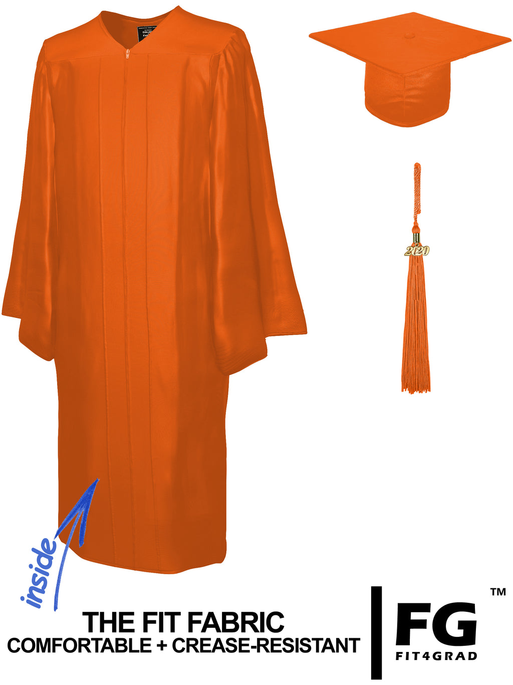 Doktorhut, Talar & Jahreszahlquaste, Qualit�t Shiny - Produktbild 7 | COLLEGE FASHION