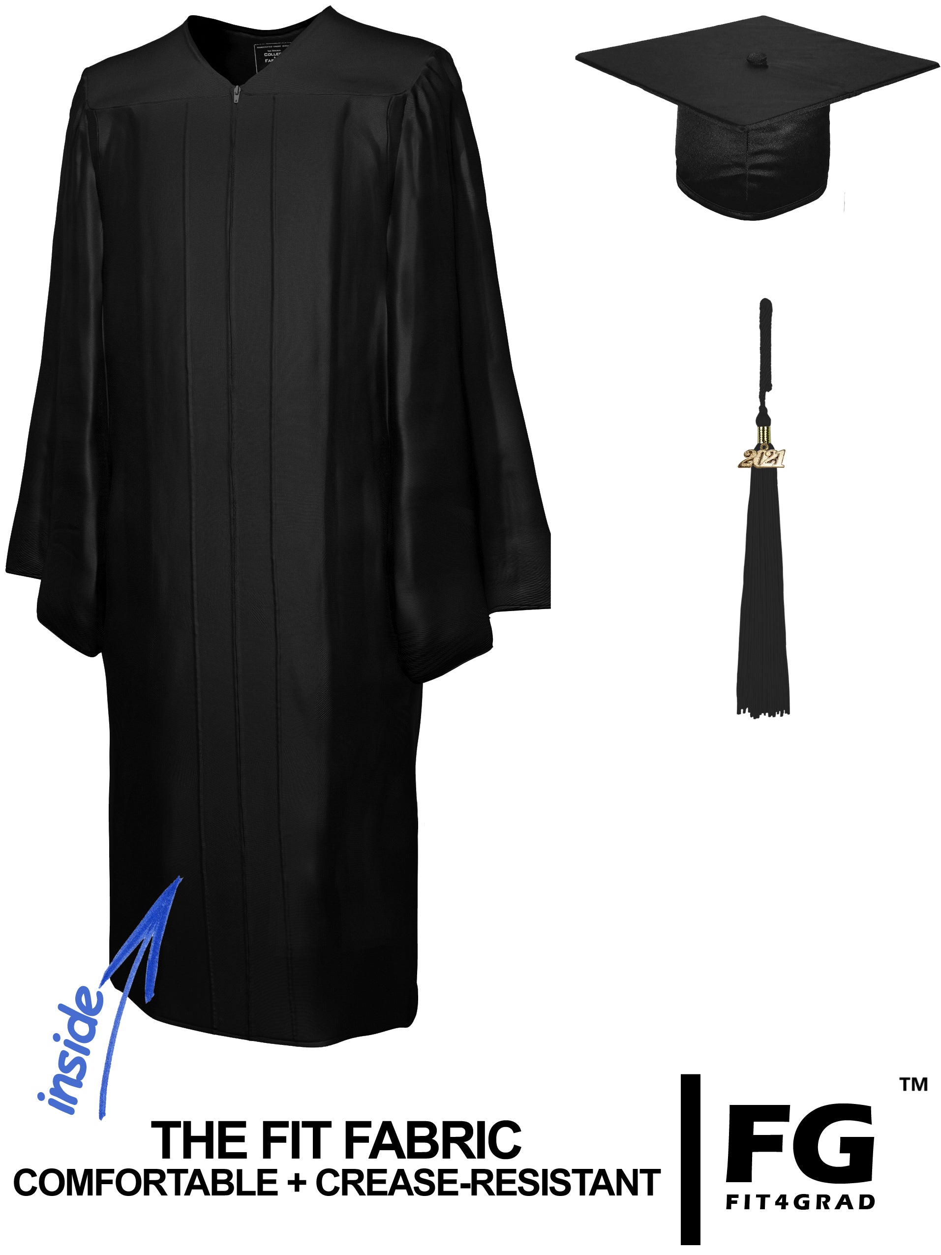 Doktorhut, Talar & Jahreszahlquaste, GLANZ - Hauptansicht | COLLEGE FASHION