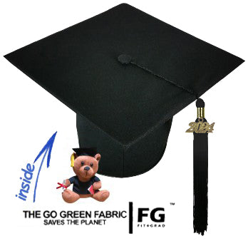Doktorhut Mit Teddy, GO GREEN - Detailansicht | COLLEGE FASHION