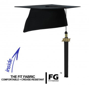 Doktorhut ELEGANT Mit F�lliger Quaste - Detailansicht | COLLEGE FASHION