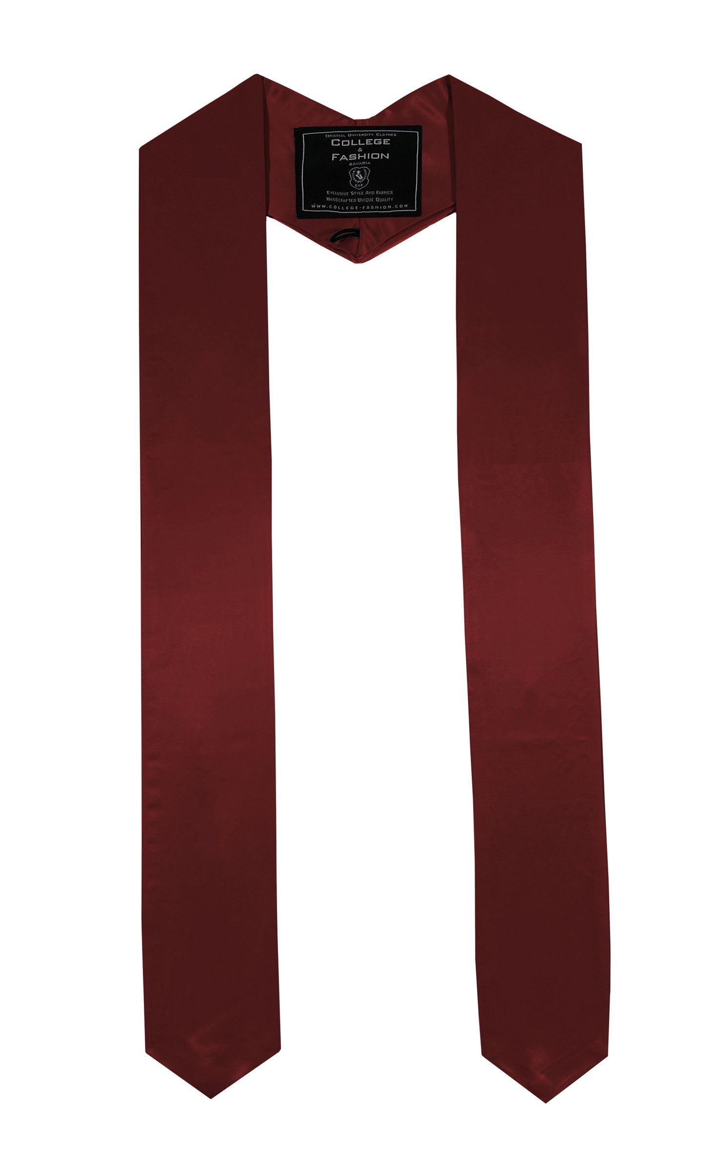 College Honor Stole maroon red