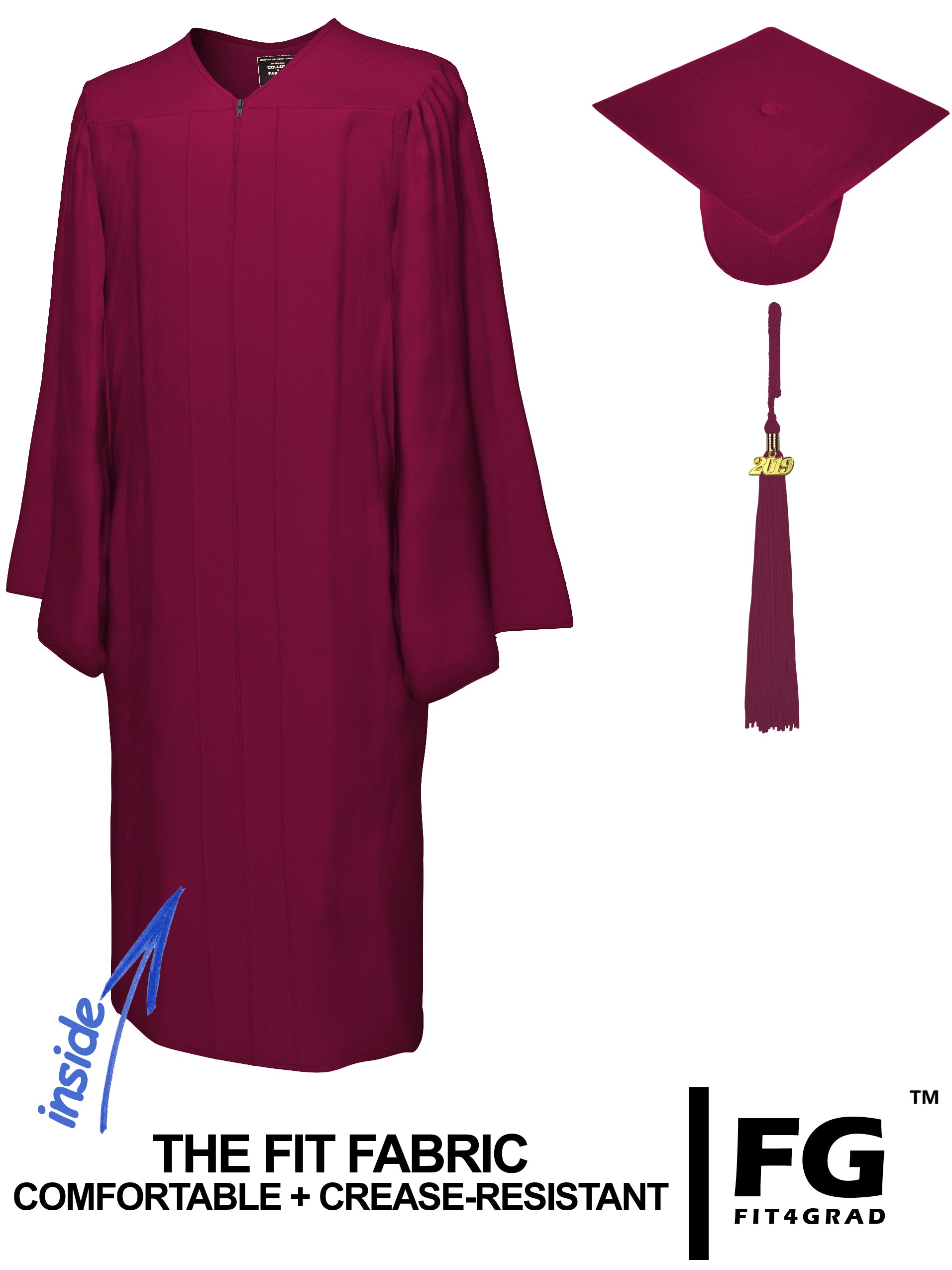 Doktorhut, Talar & Jahreszahlquaste, MATT - Produktbild 6 | COLLEGE FASHION