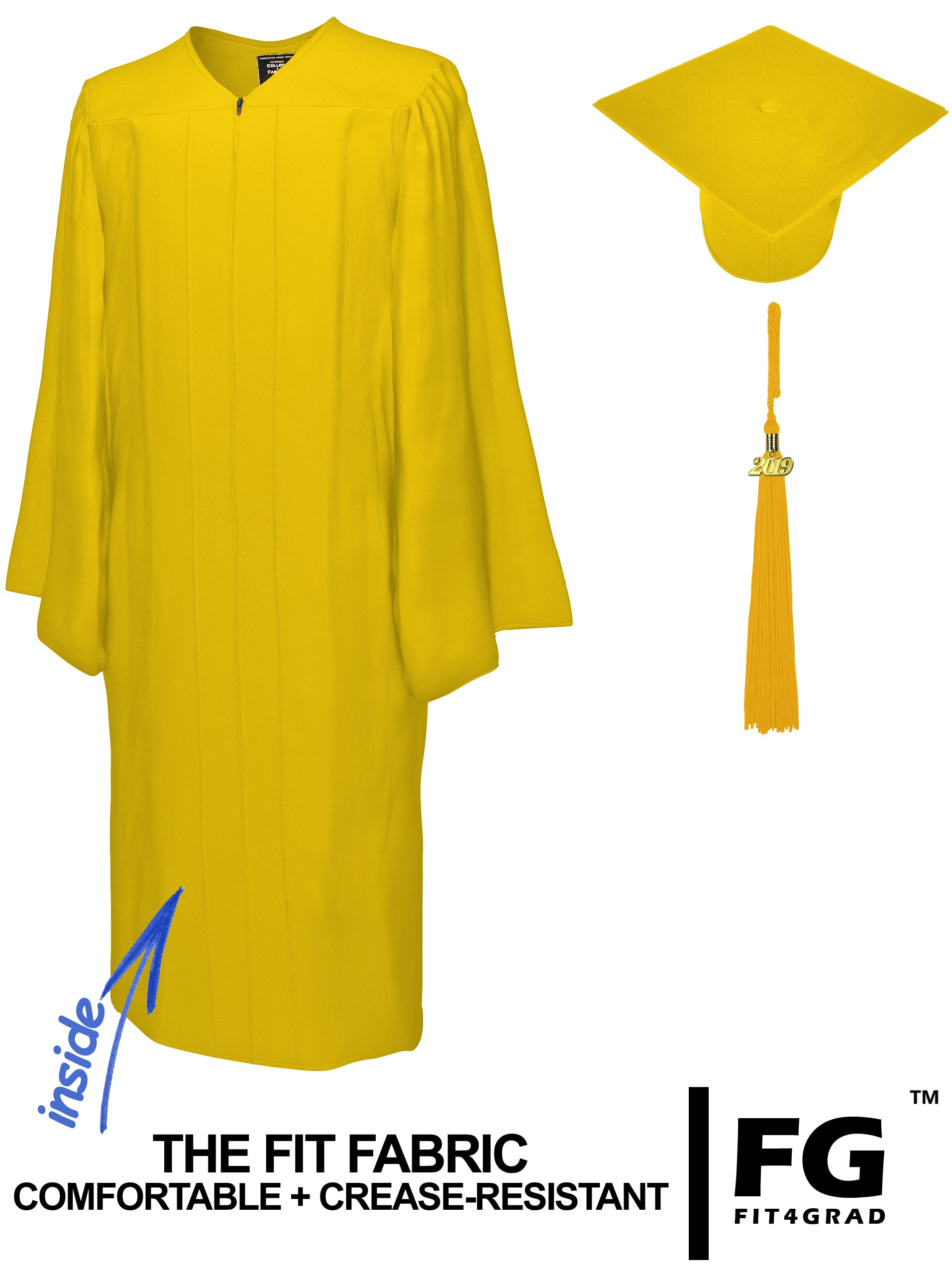 Doktorhut, Talar & Jahreszahlquaste, MATT - Detailansicht | COLLEGE FASHION
