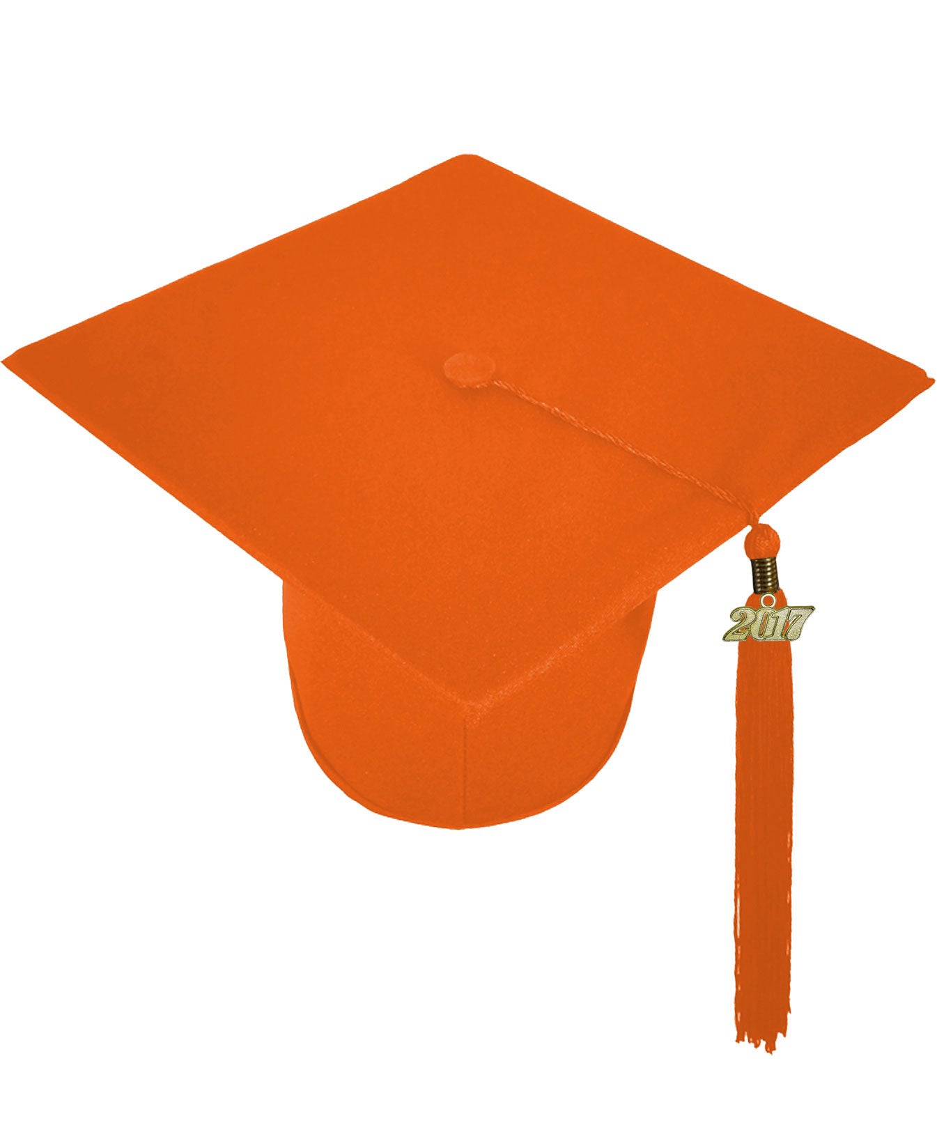 Doktorhut, MATT, Einheitsgröße, orange