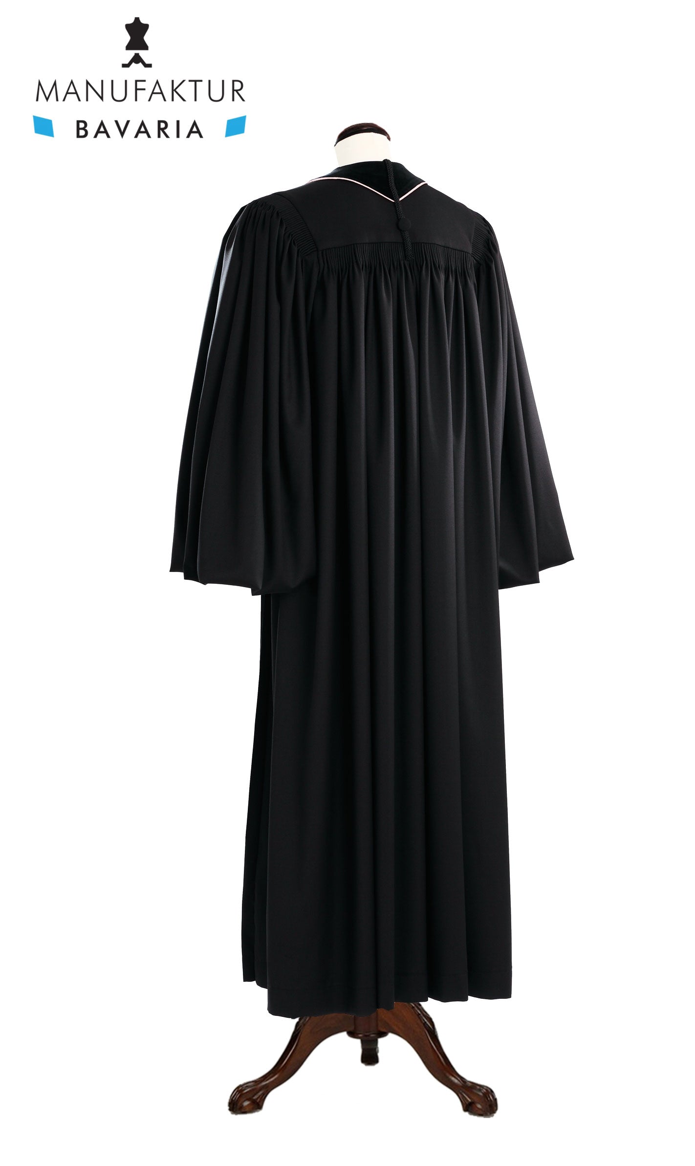 Manufaktur Bavaria, VISCOSE, Custom John Wesley Clergy / Pulpit Robe, Schwarz/Gelb