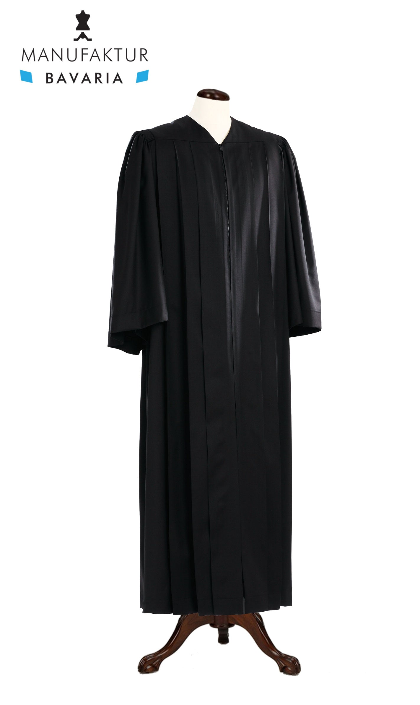 Manufaktur Bavaria, MERINO SEIDE, Principal US Judge Robe, Schwarz
