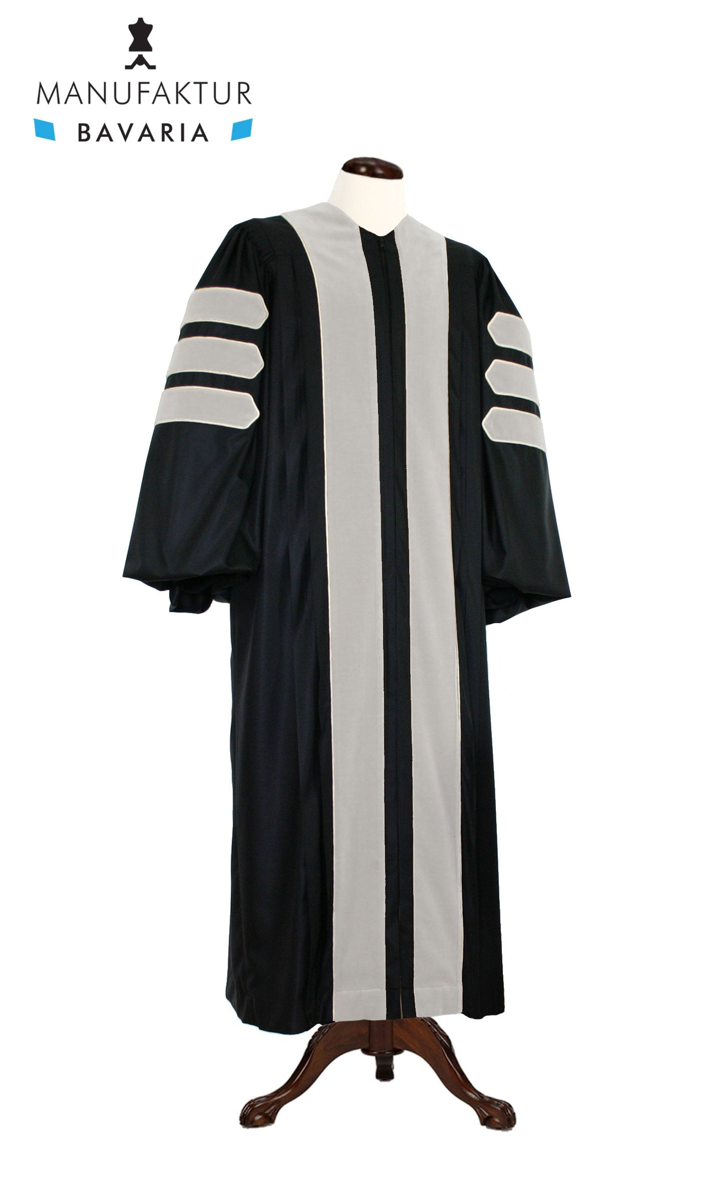 Manufaktur Bavaria, VISCOSE, Deluxe Doktortalar Kunst und Geisteswissenschaften, Schwarz/Weiss