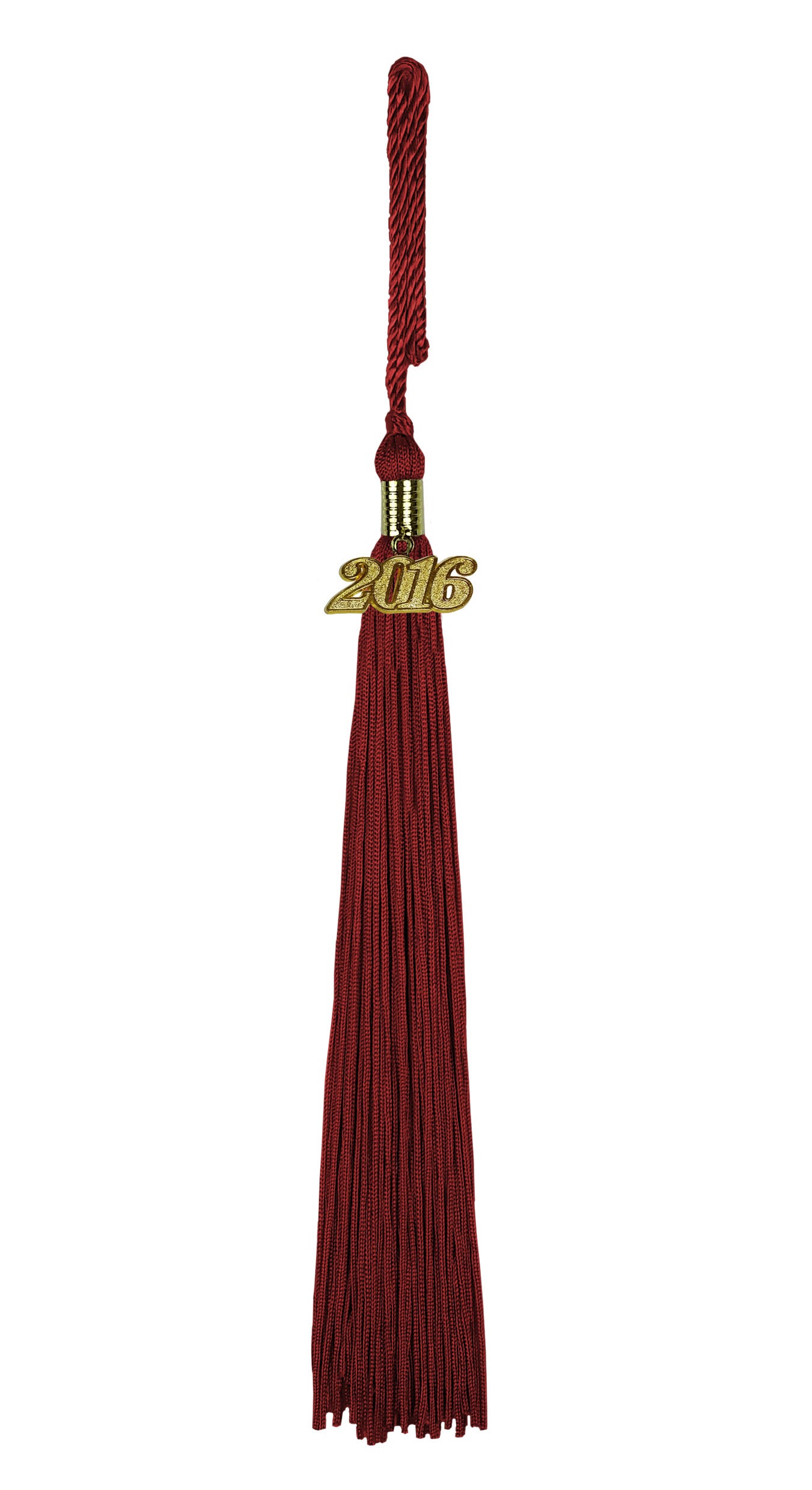 College Tassel maroon red